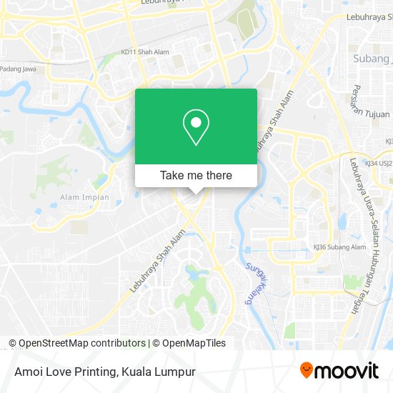 Amoi Love Printing map