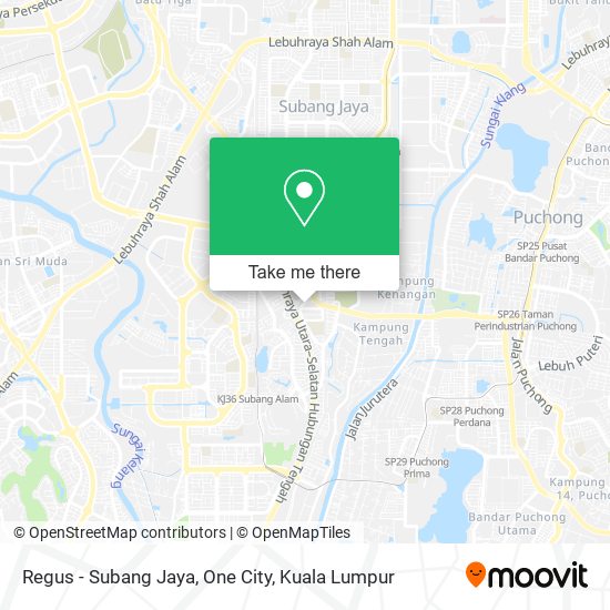 Regus - Subang Jaya, One City map