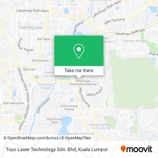 Peta Toyo Laser Technology Sdn. Bhd