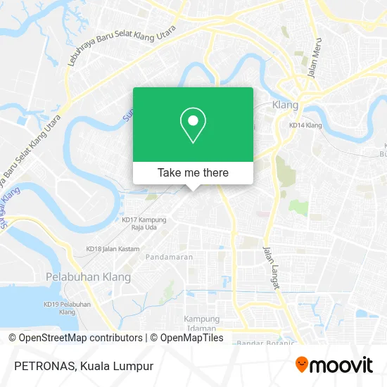PETRONAS map