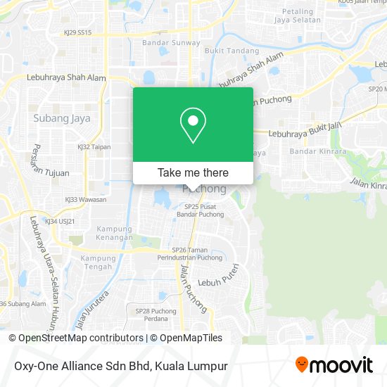 Peta Oxy-One Alliance Sdn Bhd