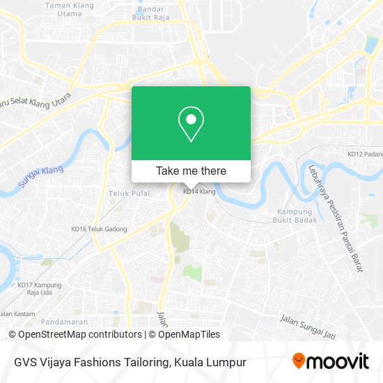 GVS Vijaya Fashions Tailoring map