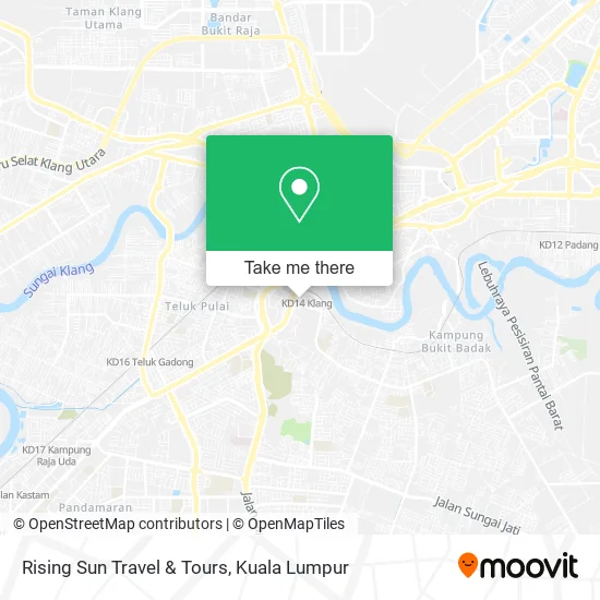 Rising Sun Travel & Tours map