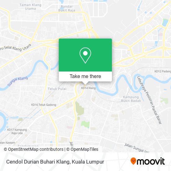 Peta Cendol Durian Buhari Klang