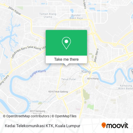 Peta Kedai Telekomunikasi KTK