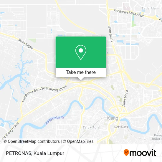 PETRONAS map