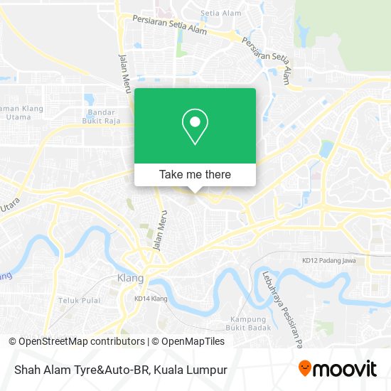 Shah Alam Tyre&Auto-BR map