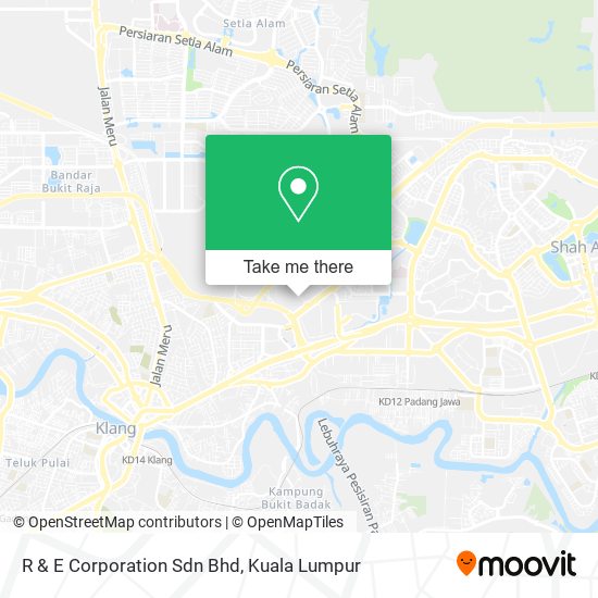 R & E Corporation Sdn Bhd map