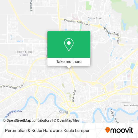 Perumahan & Kedai Hardware map