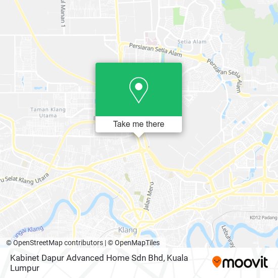 Kabinet Dapur Advanced Home Sdn Bhd map