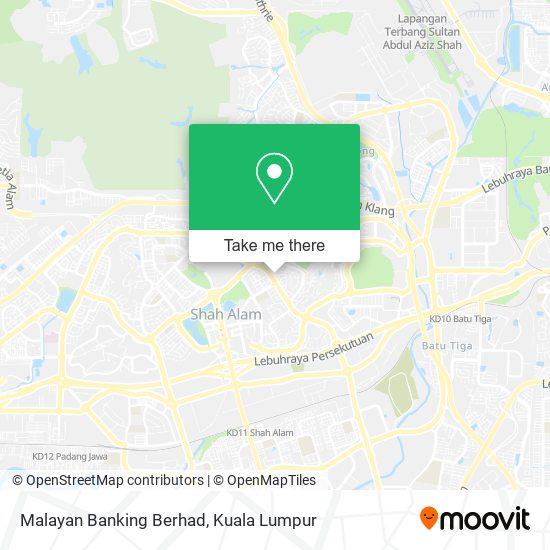 Malayan Banking Berhad map