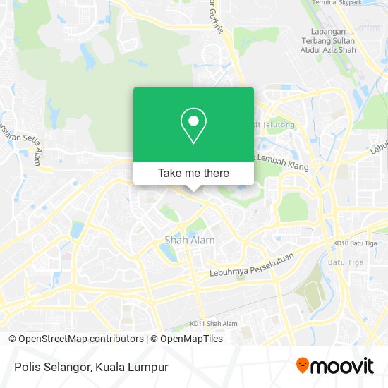 Peta Polis Selangor