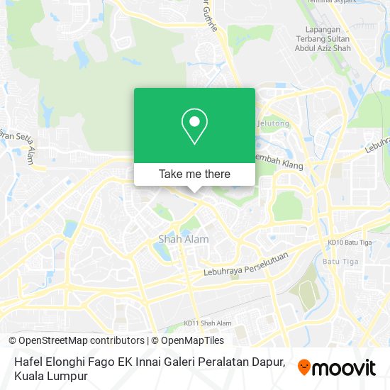 Hafel Elonghi Fago EK Innai Galeri Peralatan Dapur map