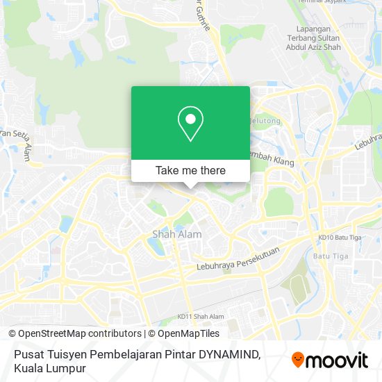 Peta Pusat Tuisyen Pembelajaran Pintar DYNAMIND