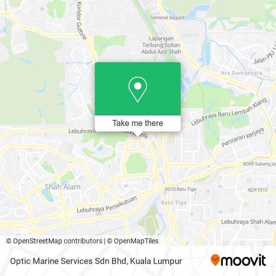 Optic Marine Services Sdn Bhd map