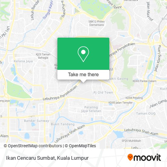 Peta Ikan Cencaru Sumbat