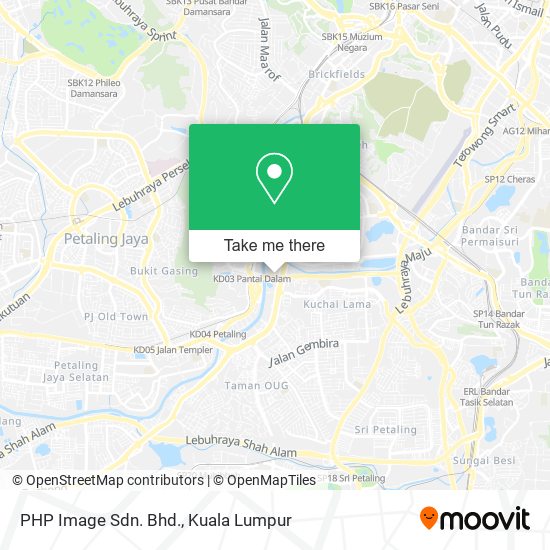 PHP Image Sdn. Bhd. map