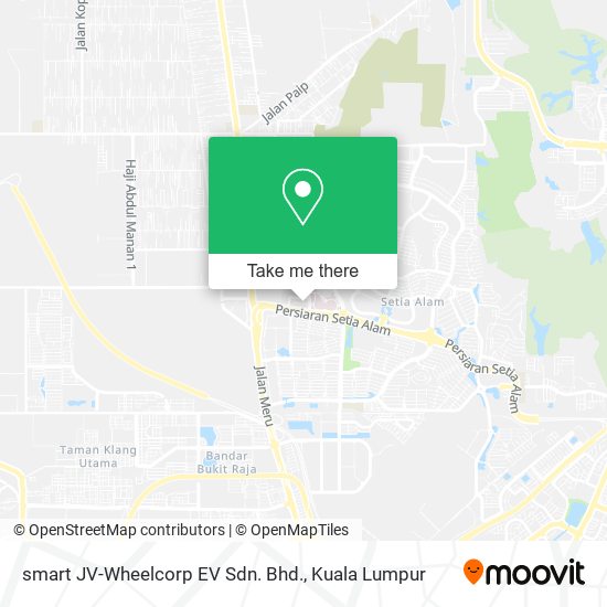 smart JV-Wheelcorp EV Sdn. Bhd. map