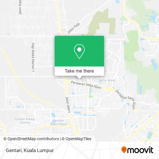 Gentari map