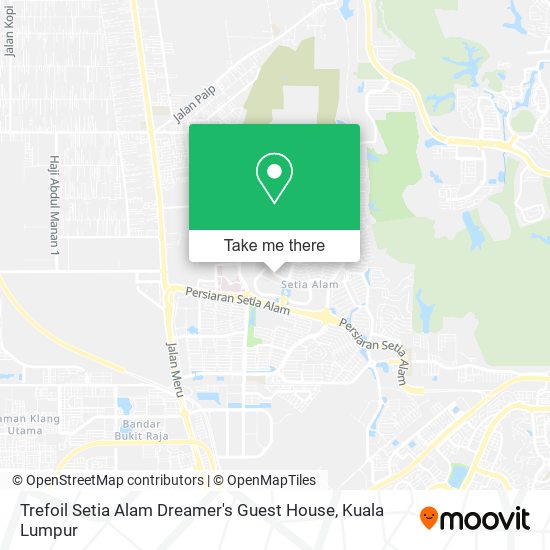 Trefoil Setia Alam Dreamer's Guest House map