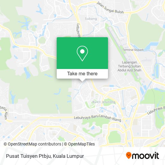 Pusat Tuisyen Ptbju map