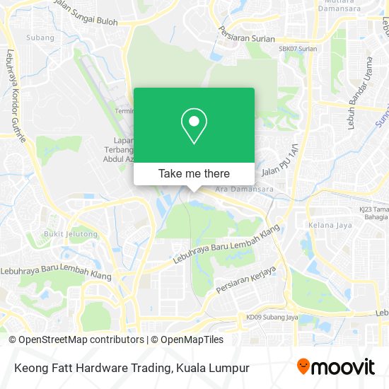 Keong Fatt Hardware Trading map