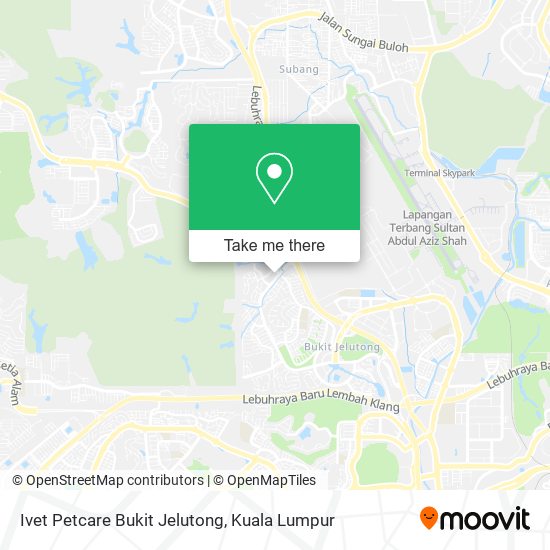 Peta Ivet Petcare Bukit Jelutong