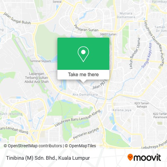 Tinibina (M) Sdn. Bhd. map