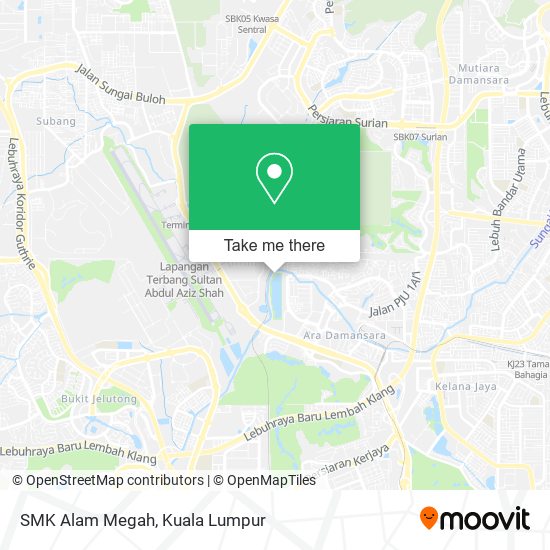 SMK Alam Megah map