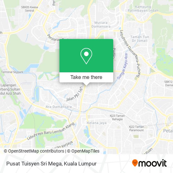 Pusat Tuisyen Sri Mega map