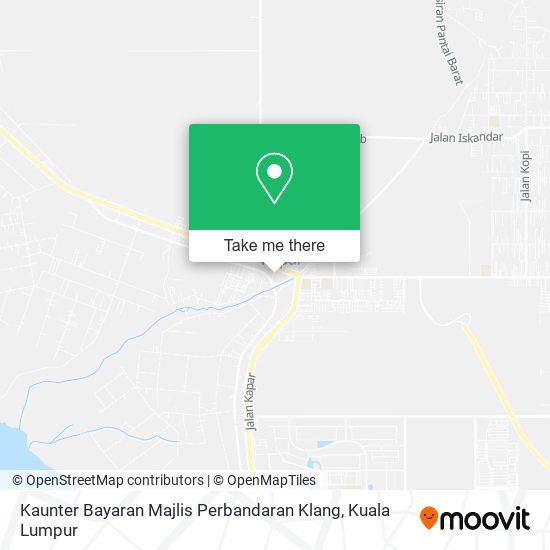 Kaunter Bayaran Majlis Perbandaran Klang map
