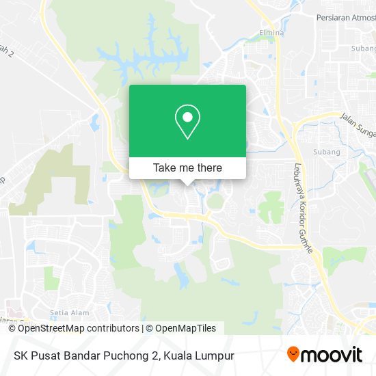 Peta SK Pusat Bandar Puchong 2