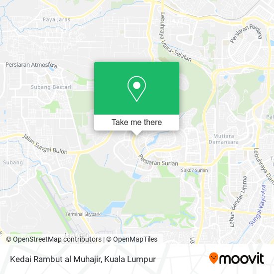 Kedai Rambut al Muhajir map