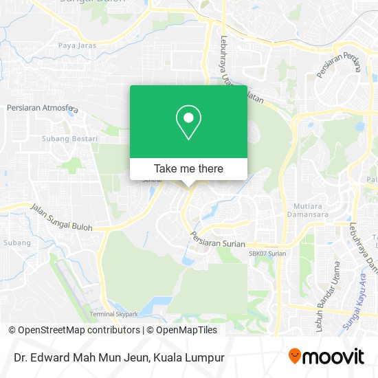 Dr. Edward Mah Mun Jeun map