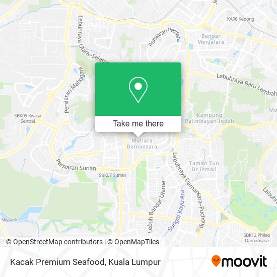 Kacak Premium Seafood map