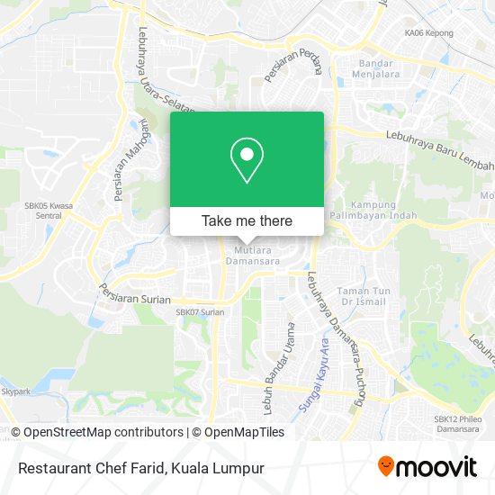 Restaurant Chef Farid map