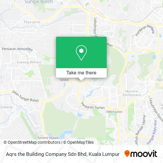 Aqrs the Building Company Sdn Bhd map