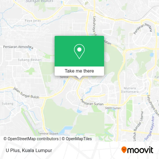 U Plus map