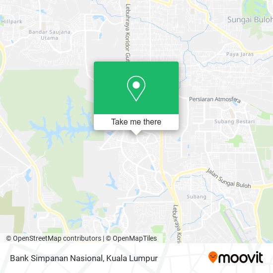 Bank Simpanan Nasional map