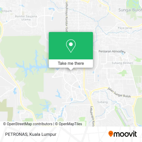 PETRONAS map