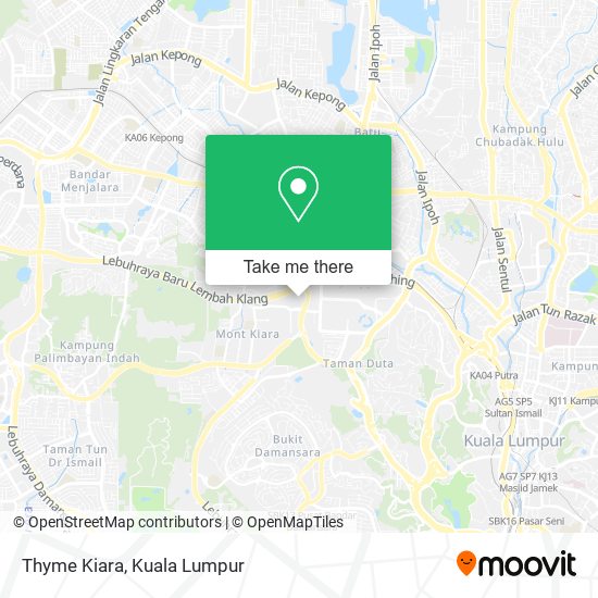 Thyme Kiara map