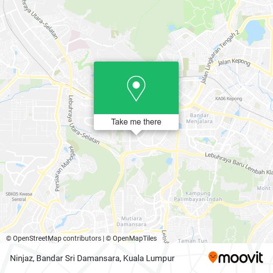 Ninjaz, Bandar Sri Damansara map