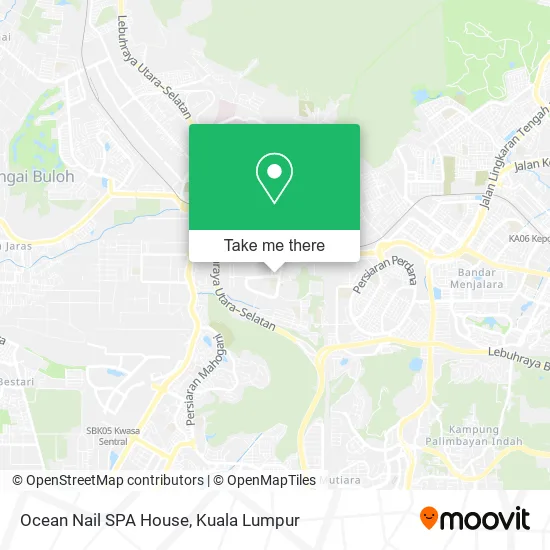 Ocean Nail SPA House map