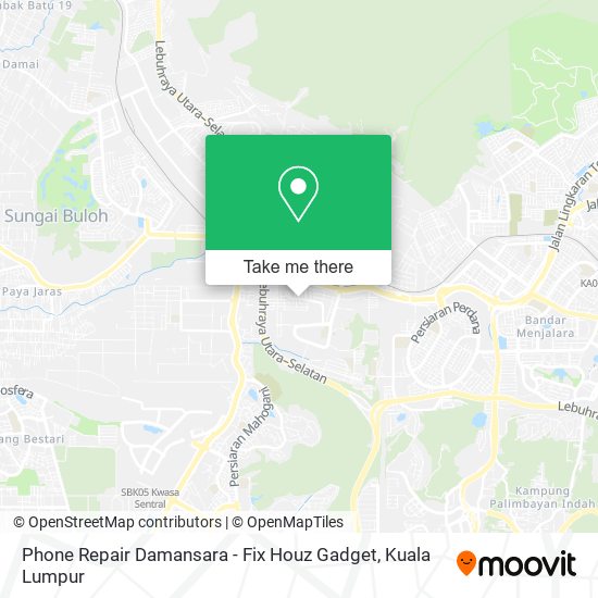 Peta Phone Repair Damansara - Fix Houz Gadget