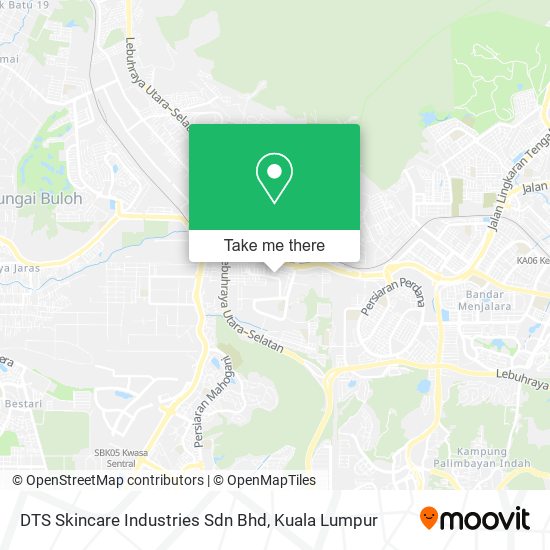 DTS Skincare Industries Sdn Bhd map
