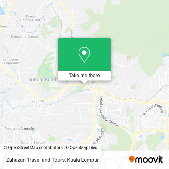 Zahazan Travel and Tours map