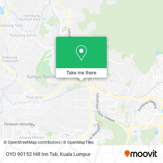 OYO 90152 Hill Inn Tsb map