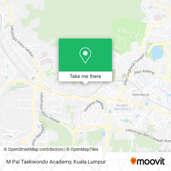 M Pal Taekwondo Academy map