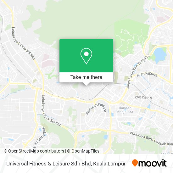 Universal Fitness & Leisure Sdn Bhd map