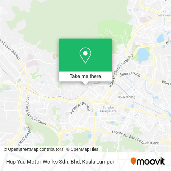 Hup Yau Motor Works Sdn. Bhd map